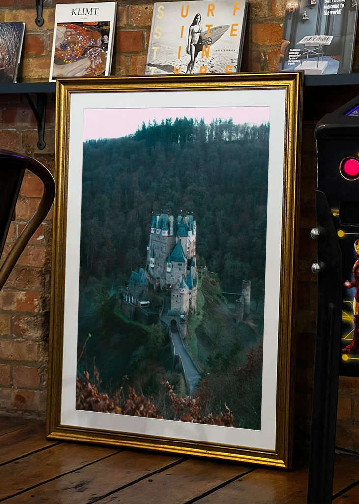 Eltz Slot i tusmørket