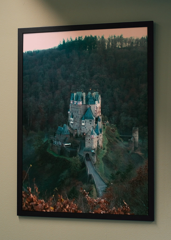 Eltz Slot i tusmørket