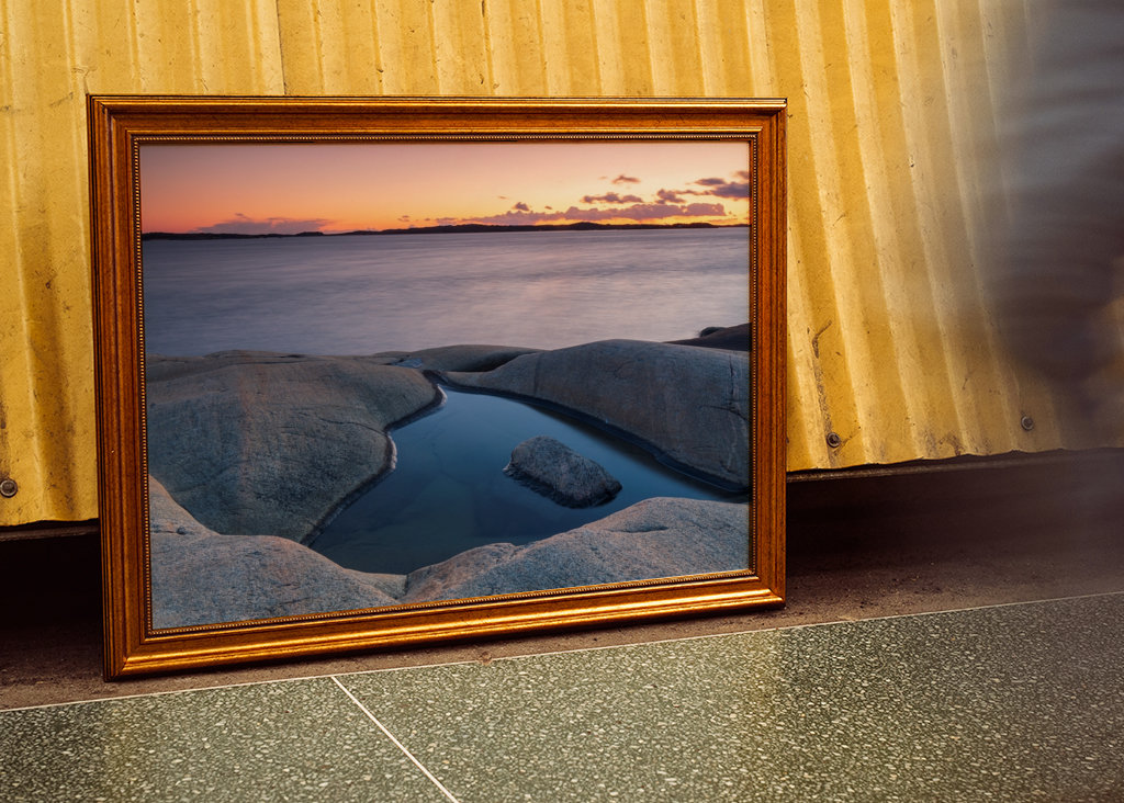 Gyönyörű tengerparti táj