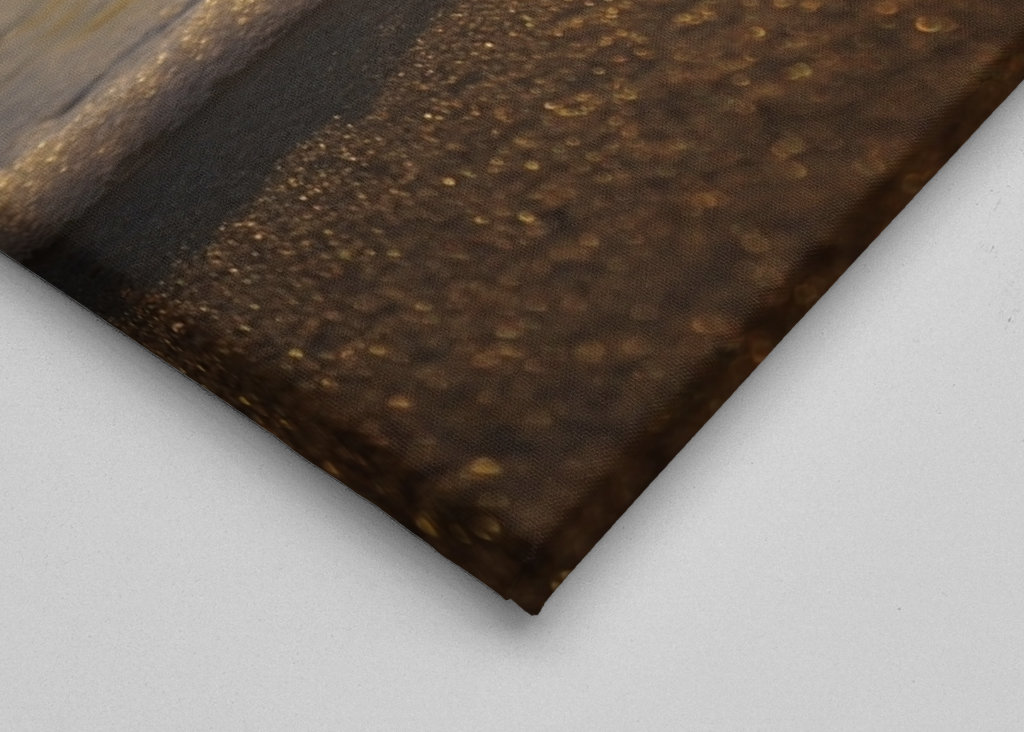 sunset at the north-sea beach