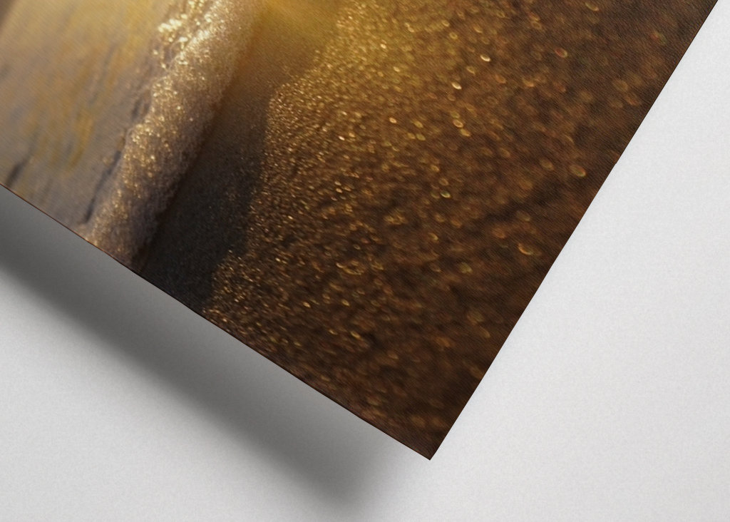 sunset at the north-sea beach