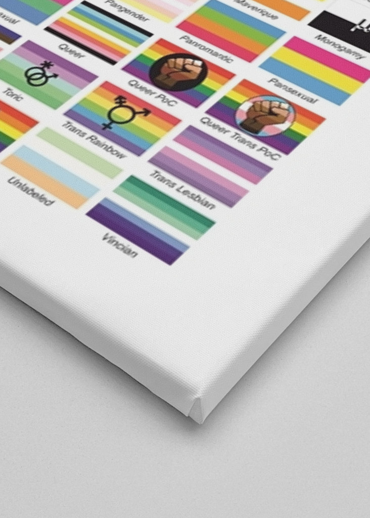 LGBTQIA+ Pride flags