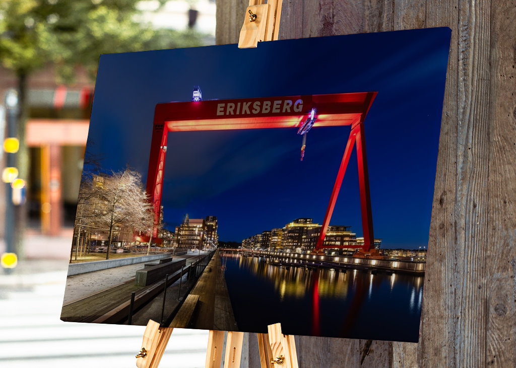 Der Portalkran von Eriksberg