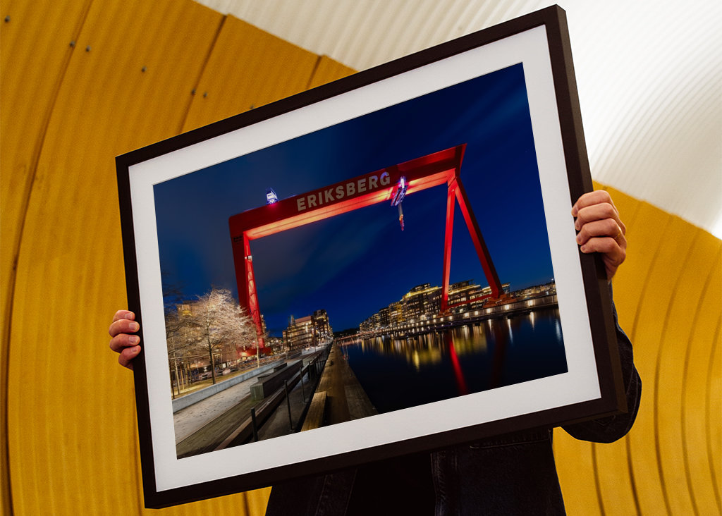 Der Portalkran von Eriksberg