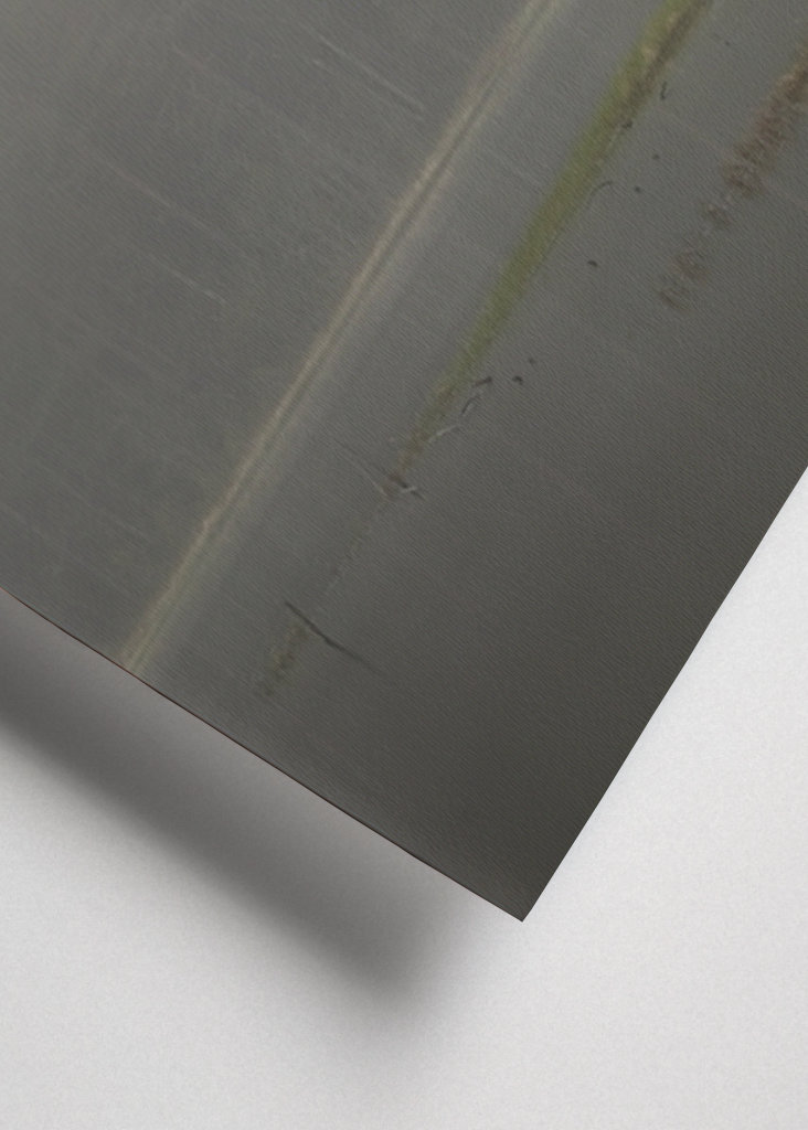 Mlhavý den u jezera