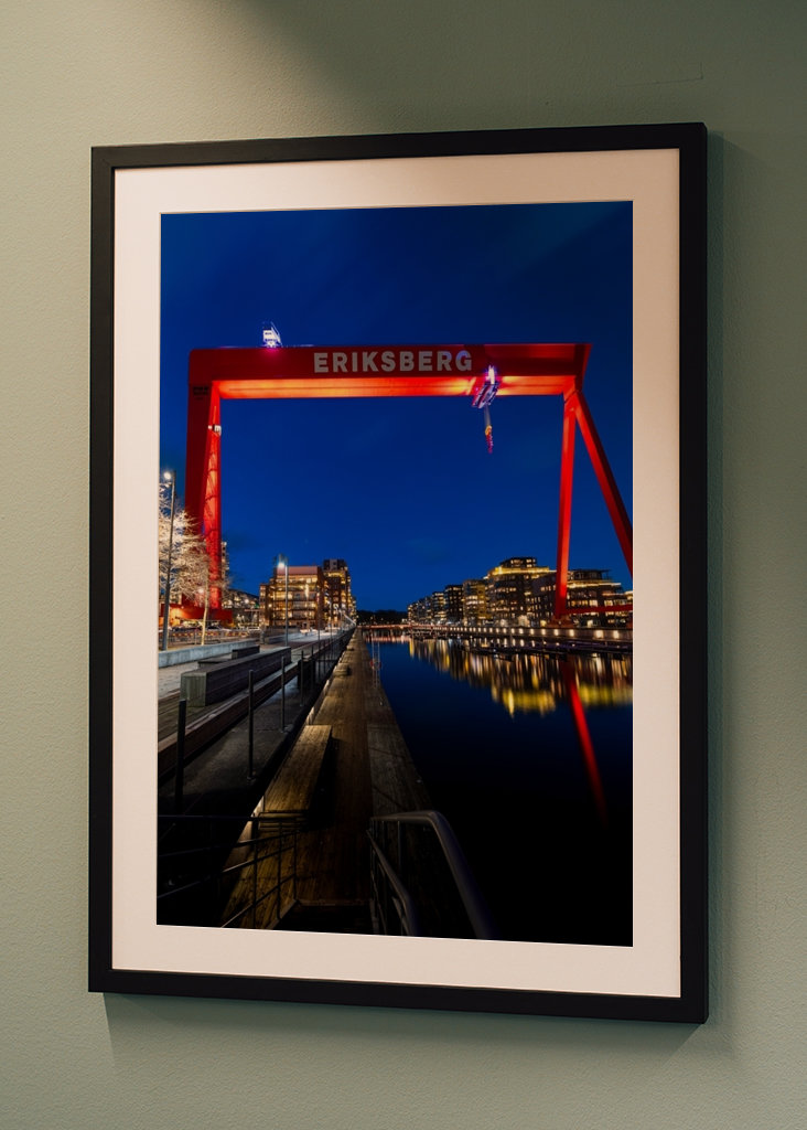 Eriksbergs Bockkran stående