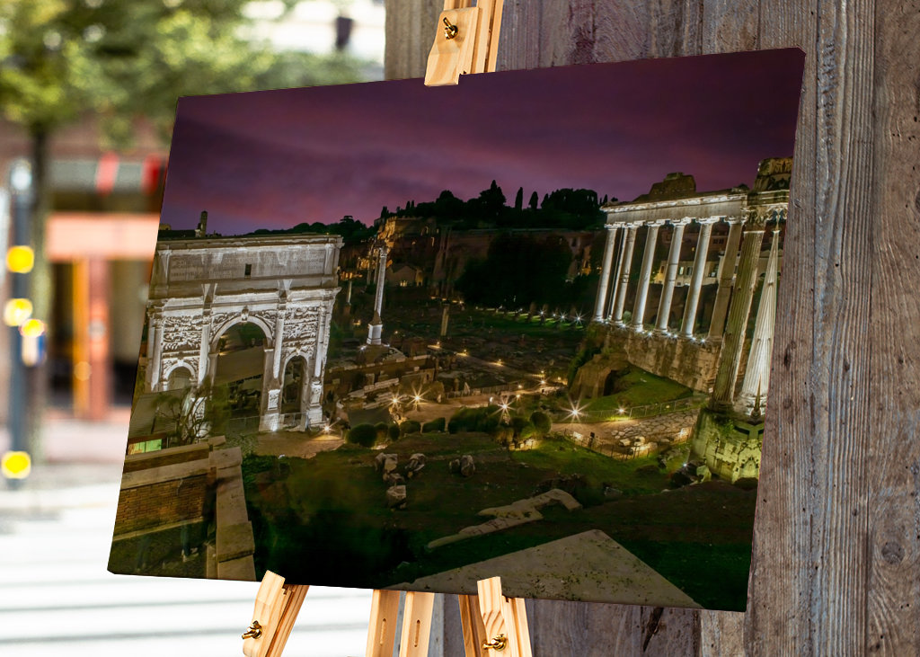 Roma - Foro Romano por la noche