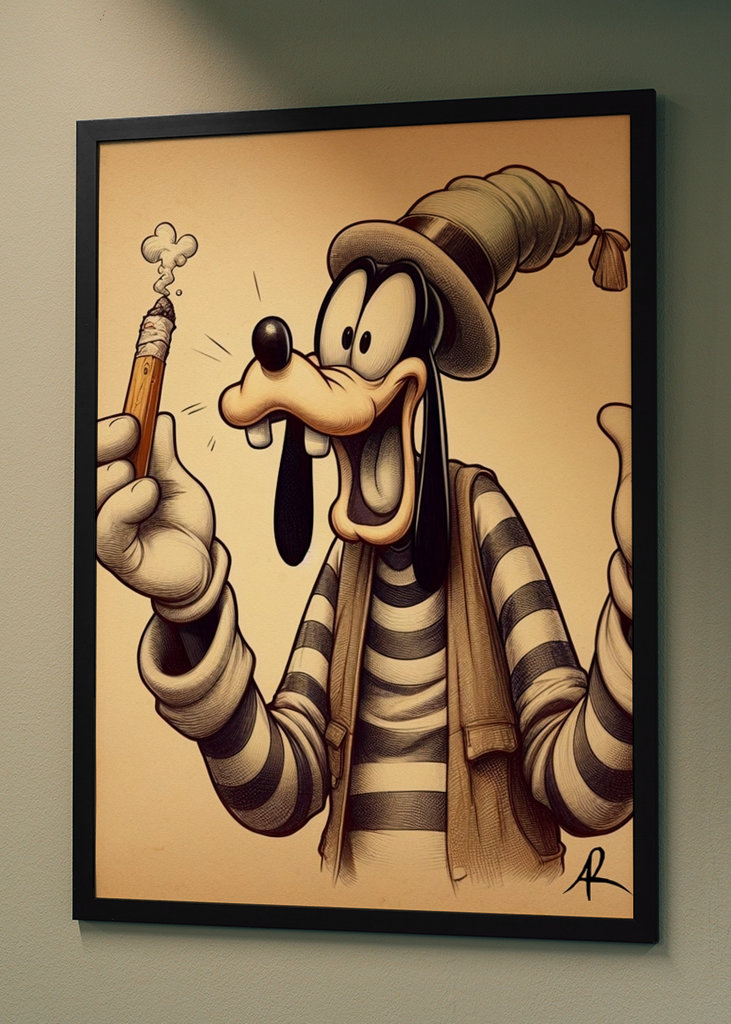 Goofey Prisoner Smoking