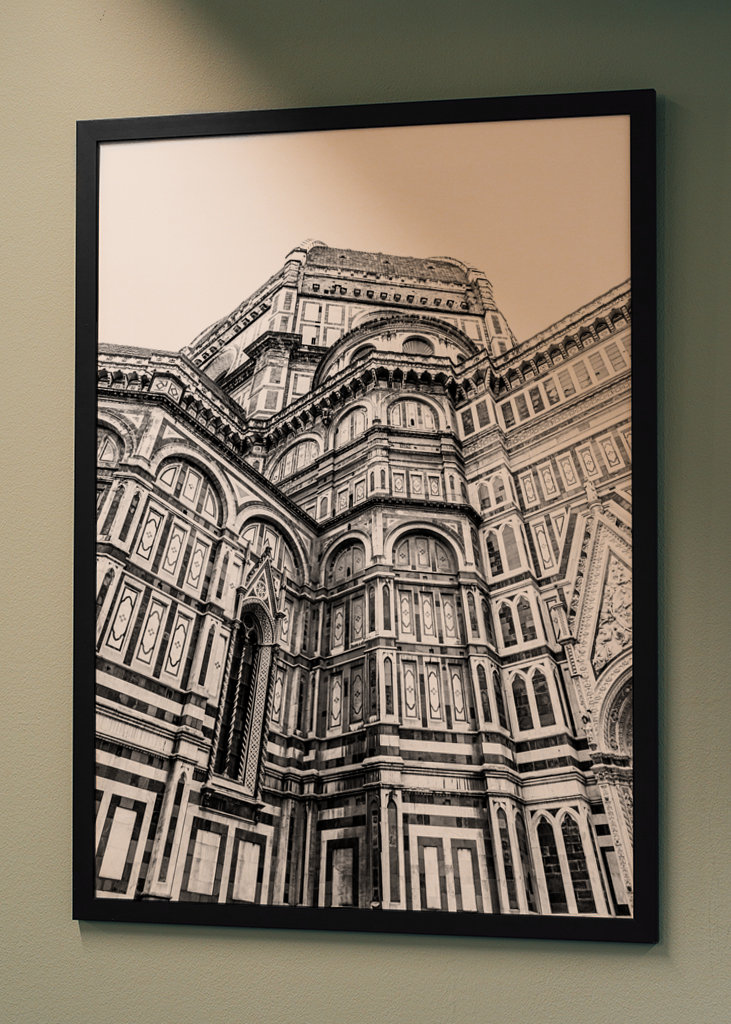 Catedral en blanco y negro