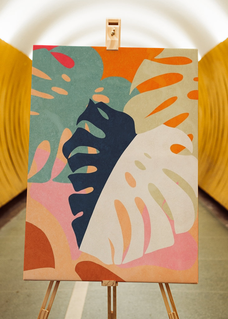 Abstract Wild Botanica 2/4