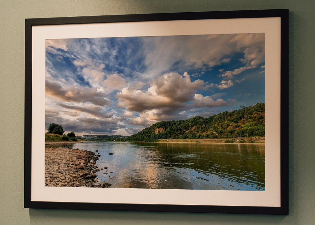 Sonnenuntergang in Koblenz, Deutschland