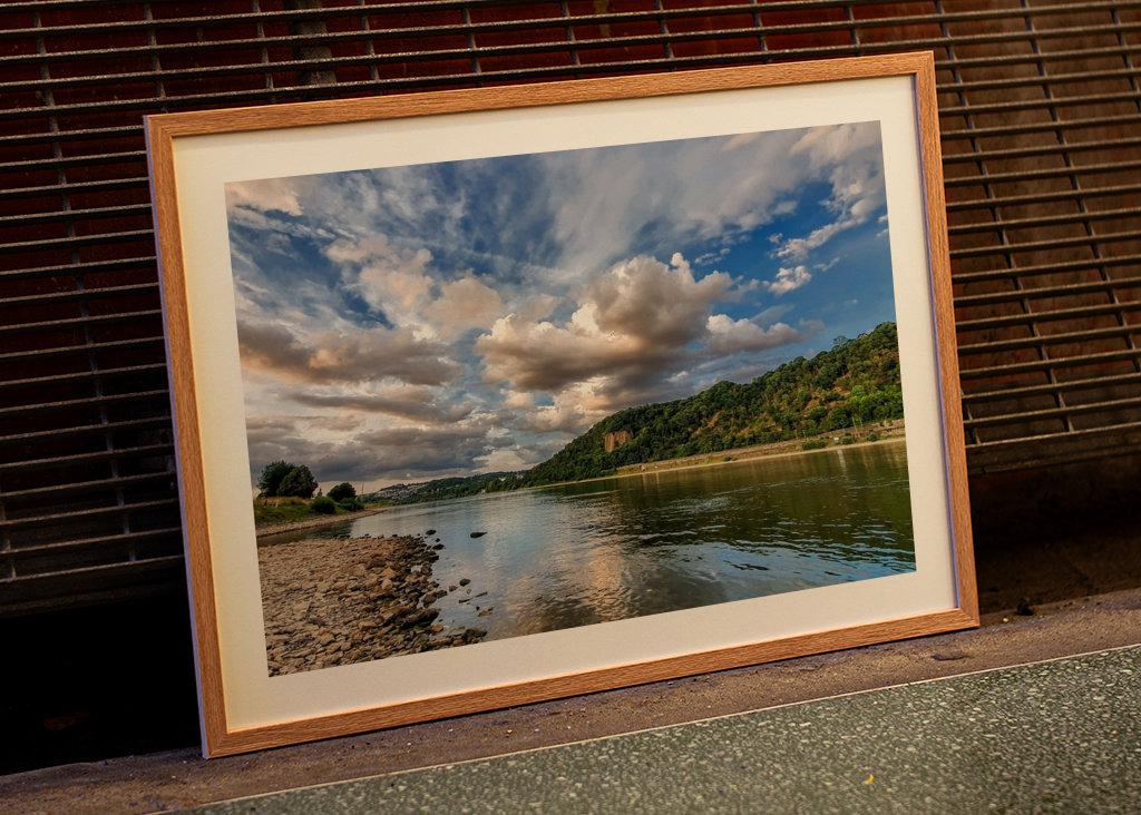 Sonnenuntergang in Koblenz, Deutschland