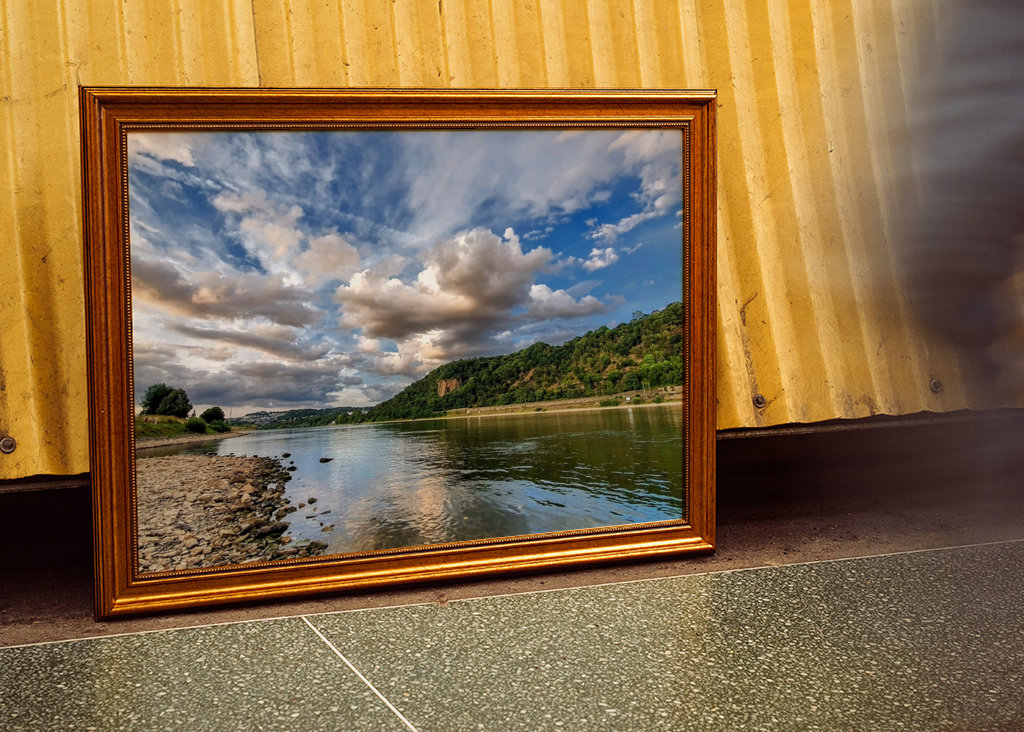 Sonnenuntergang in Koblenz, Deutschland
