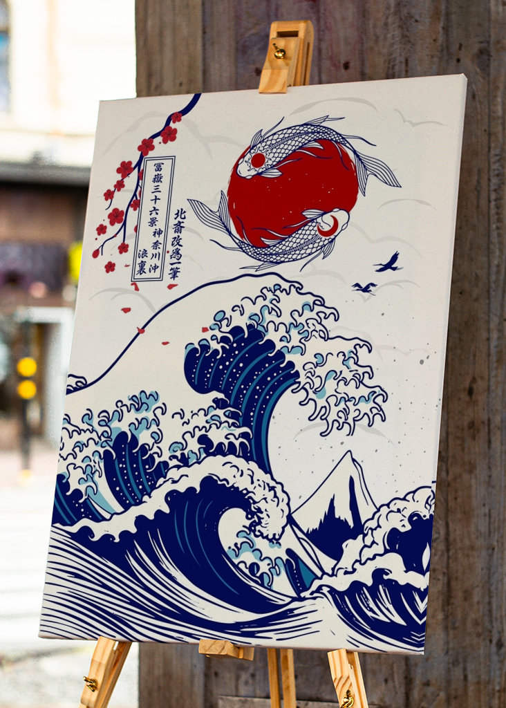 Great Wave - Koi Fish