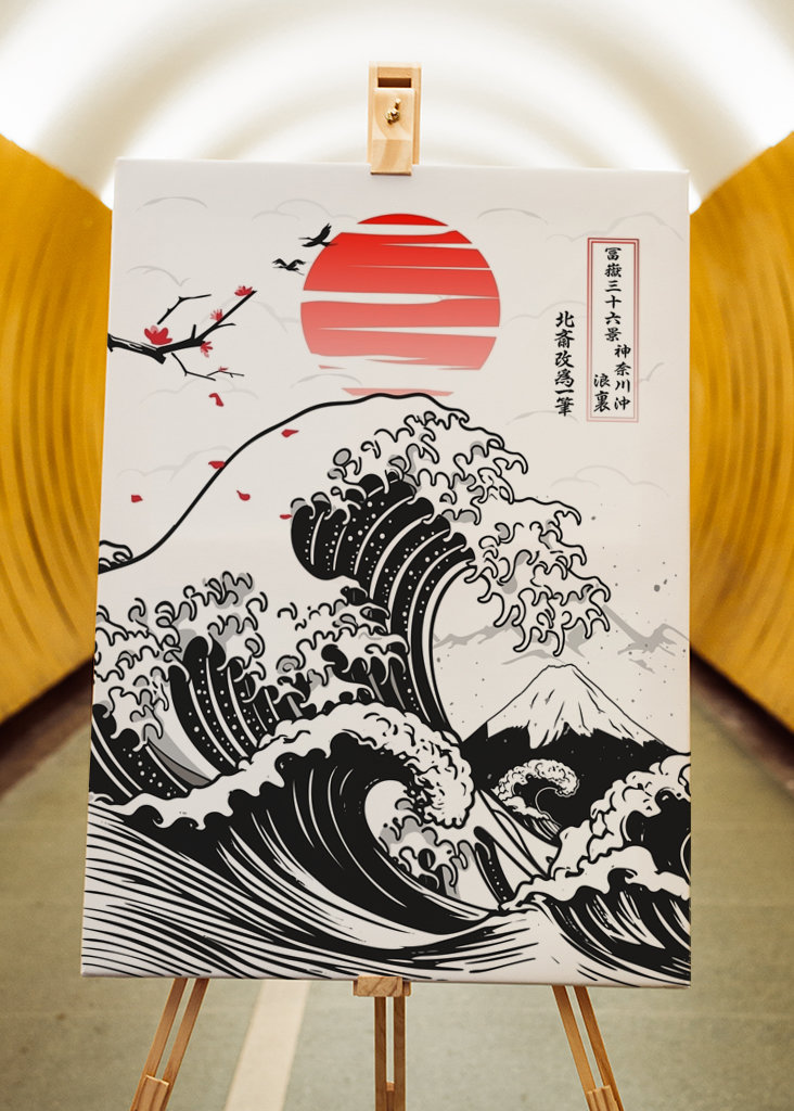 Veľká vlna pri Kanagawe - Fuji