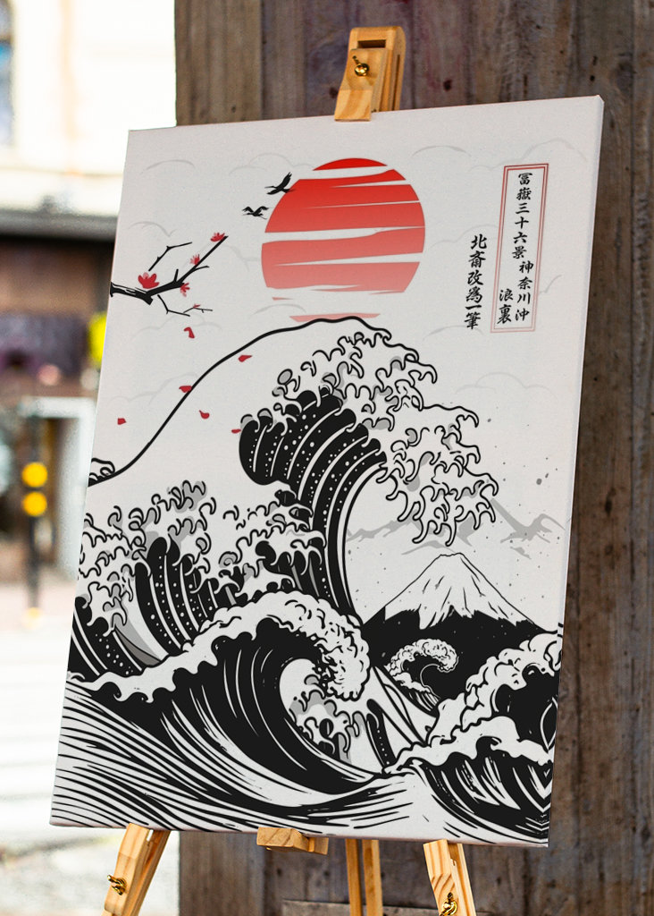 Veľká vlna pri Kanagawe - Fuji
