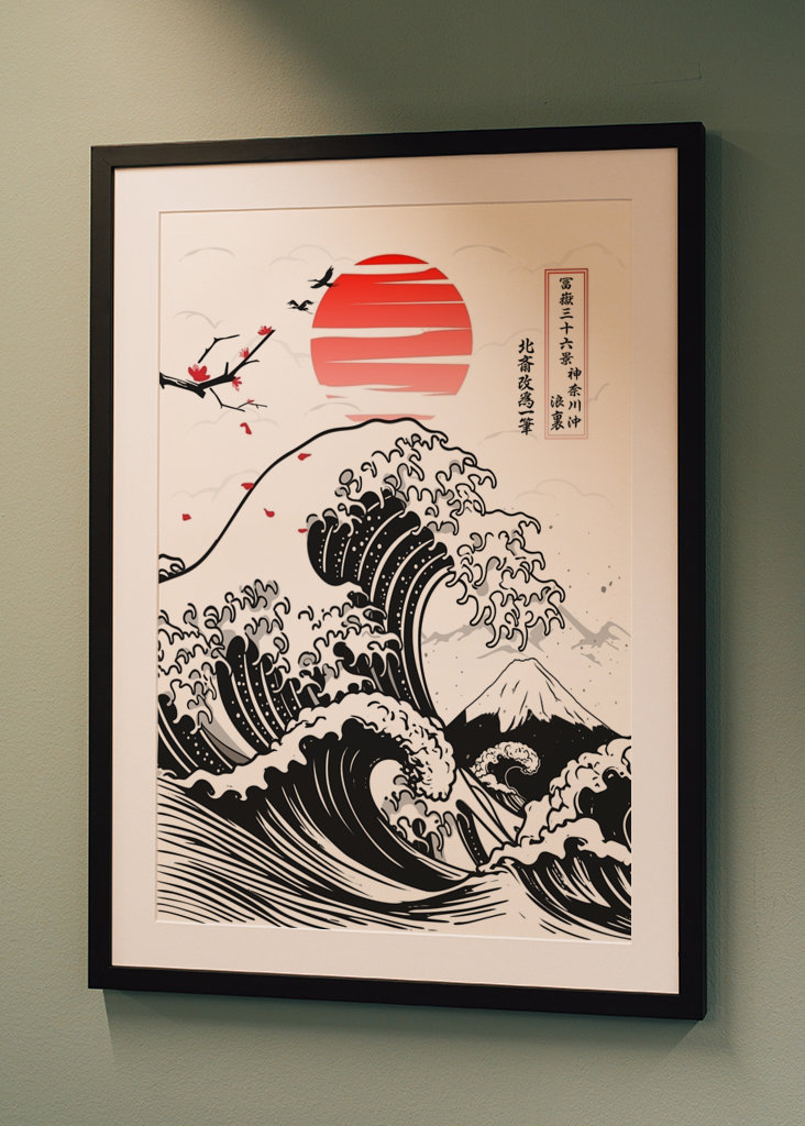 Veľká vlna pri Kanagawe - Fuji