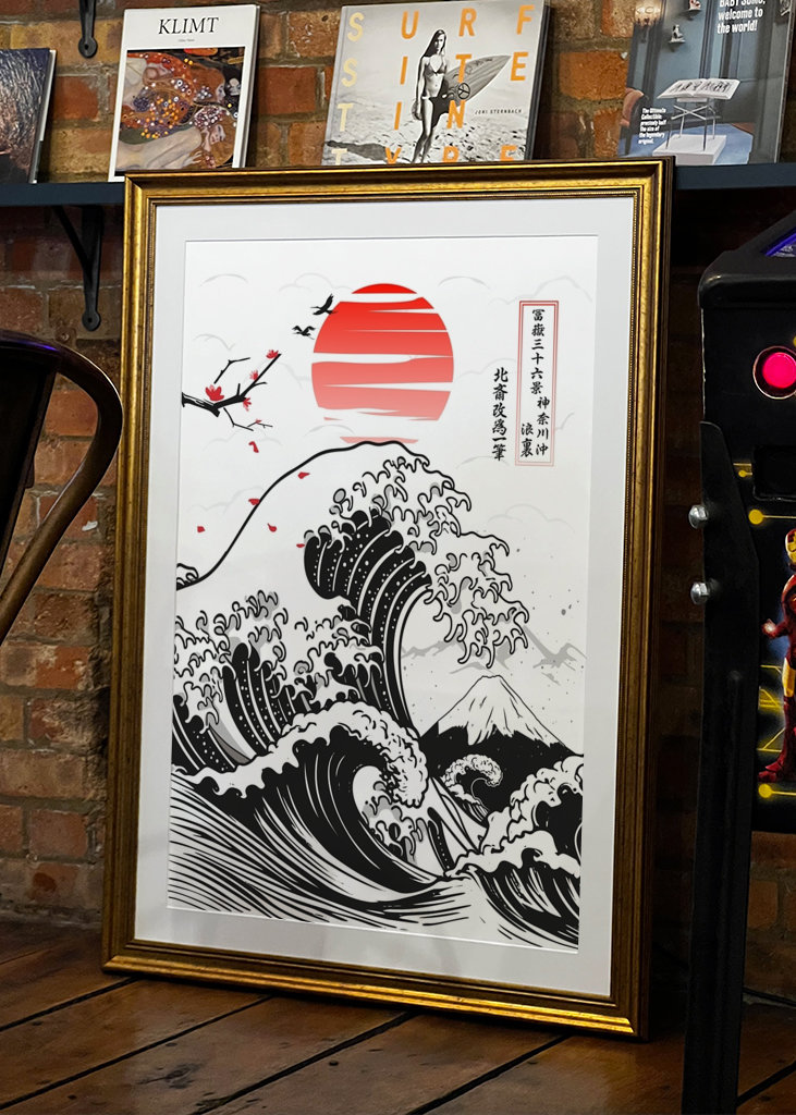 Veľká vlna pri Kanagawe - Fuji