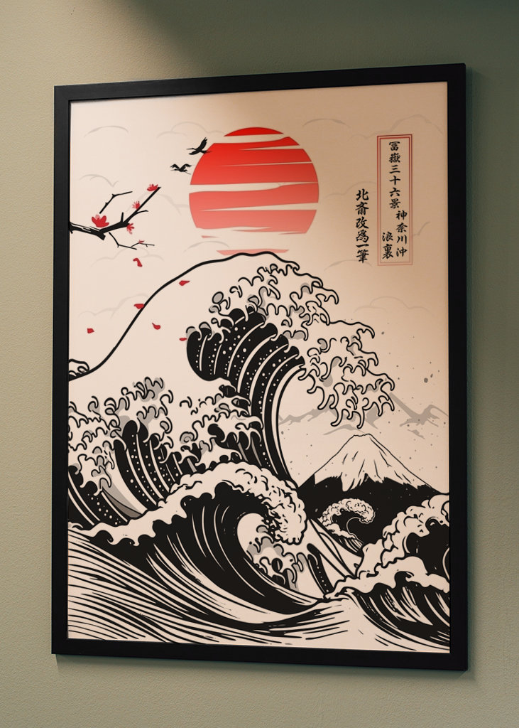 Veľká vlna pri Kanagawe - Fuji