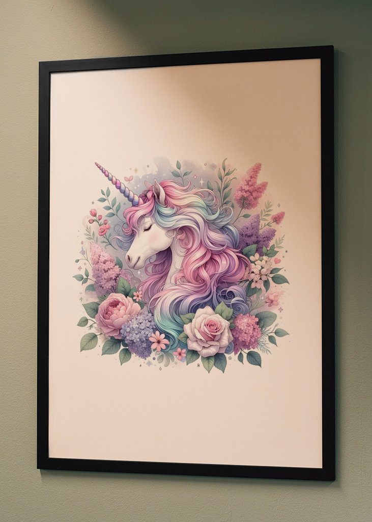 Roztomilý jednorožec