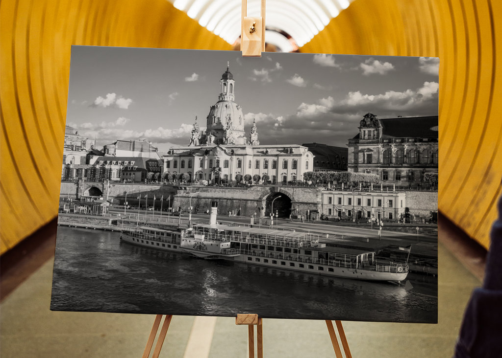 Raddampfer in Dresden