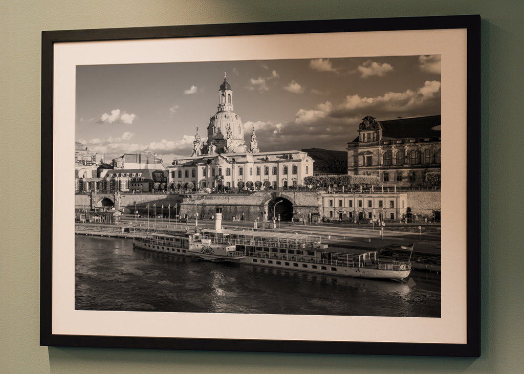 Raddampfer in Dresden