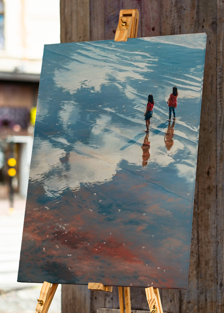 Schody na klidném pobřeží 2