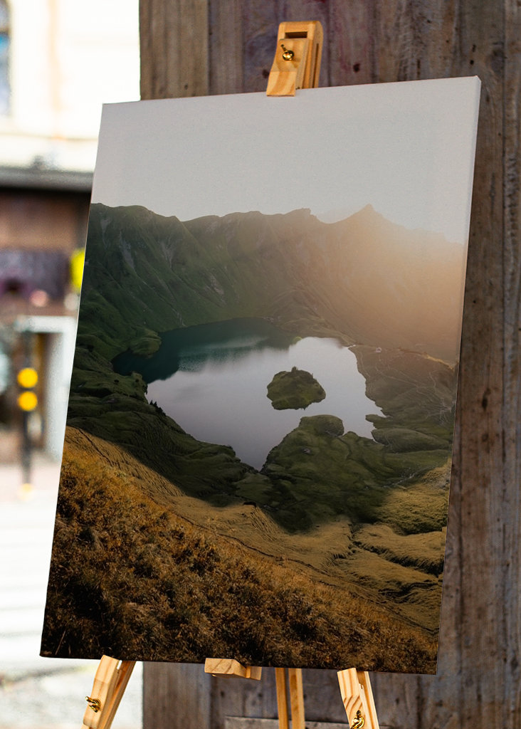 Sunset on the mountain