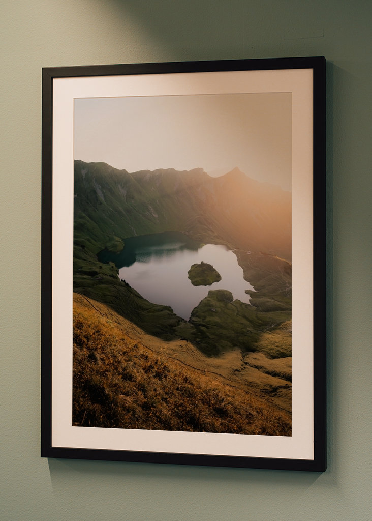 Sunset on the mountain