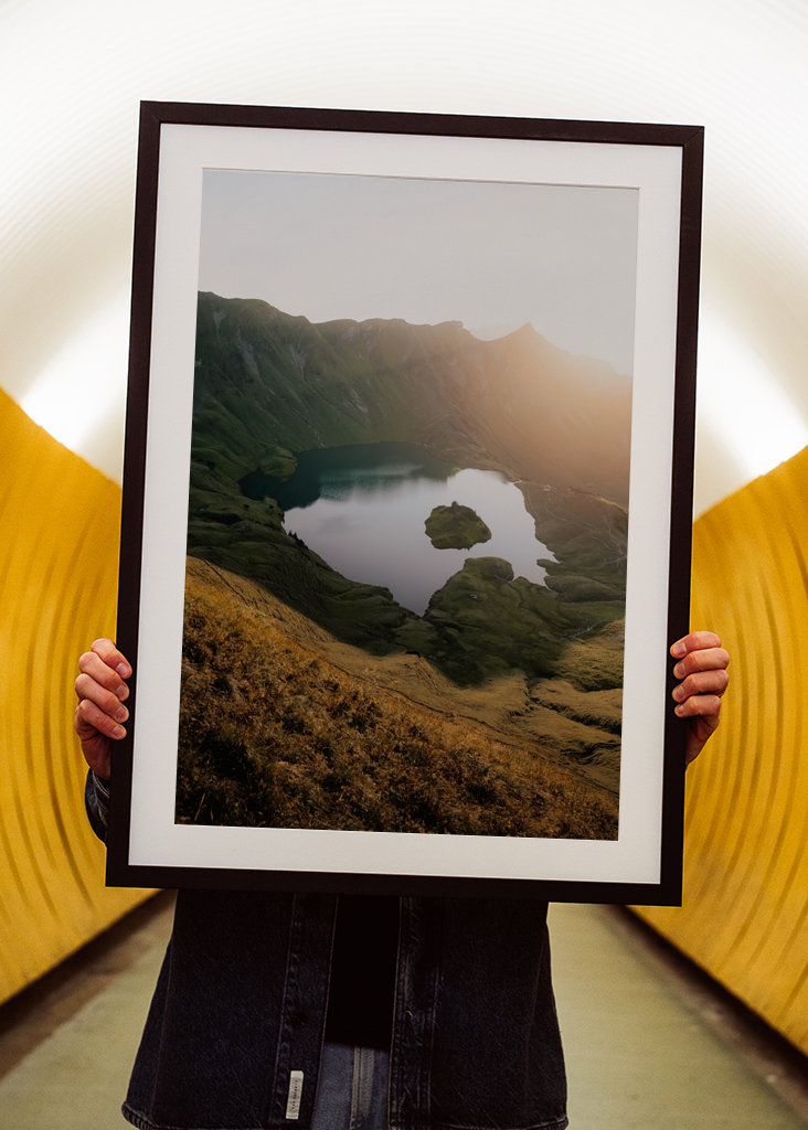 Sunset on the mountain