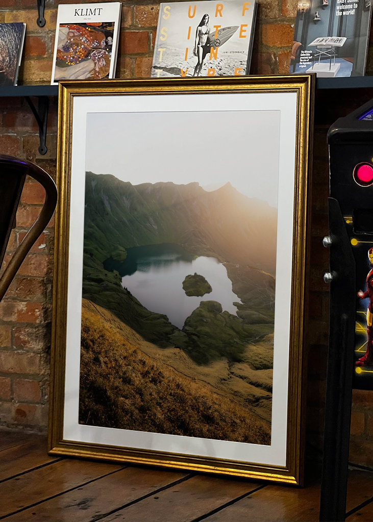 Sunset on the mountain