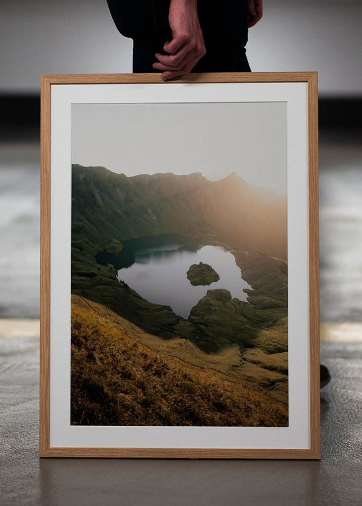 Sunset on the mountain