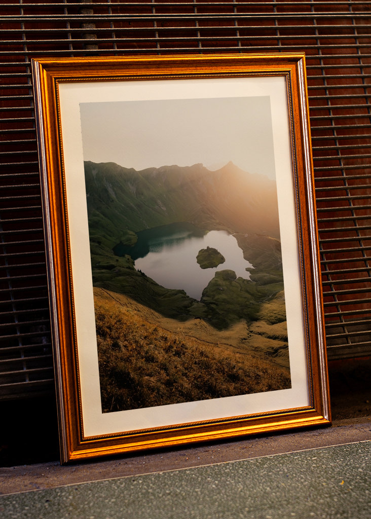 Sunset on the mountain