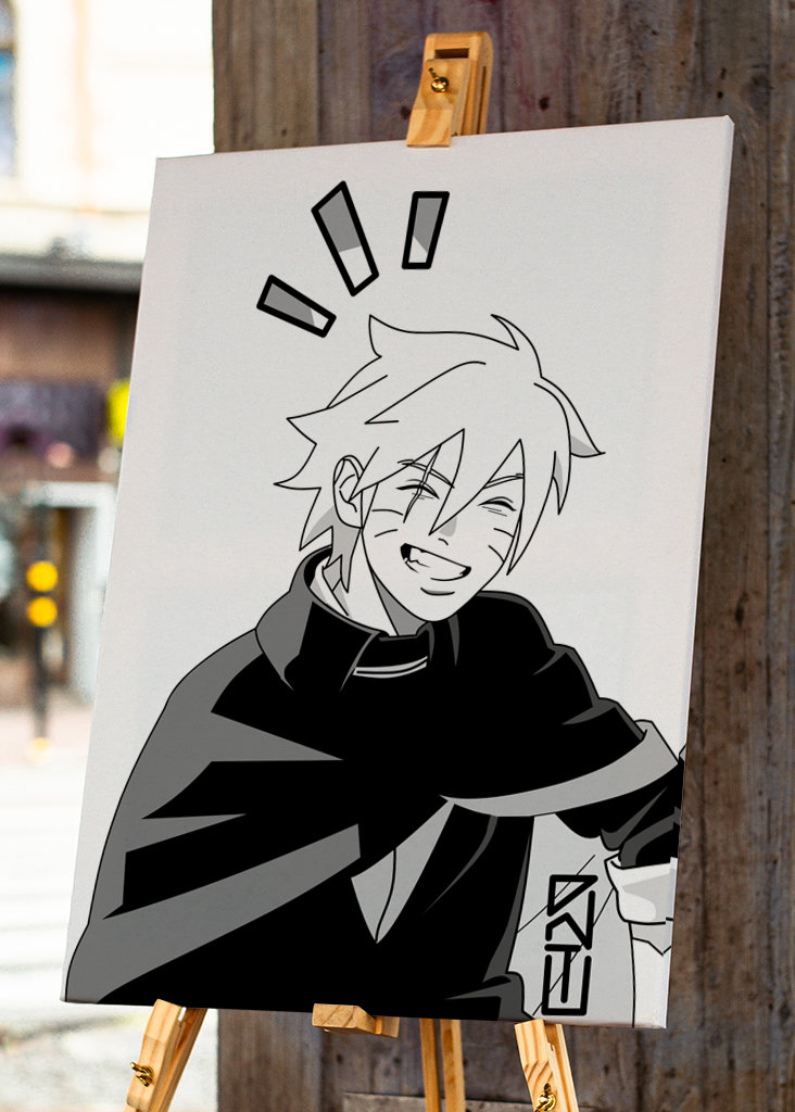 Boruto plakaty & art prints autorstwa Premium Art - Printler