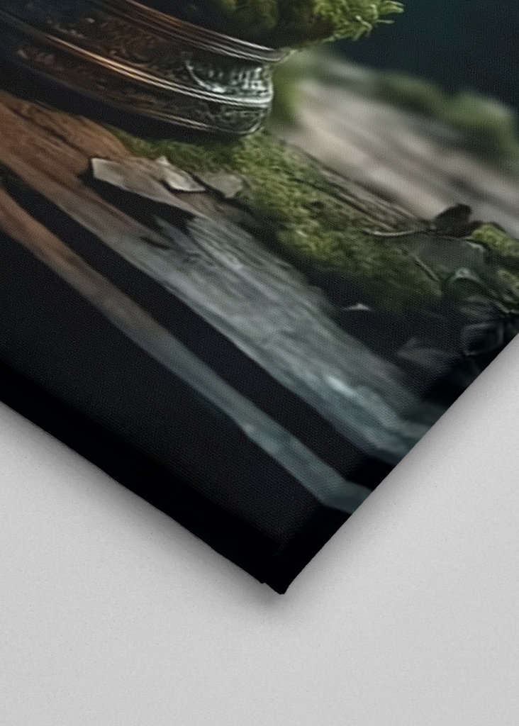 Märchenwald in der Glühbirne