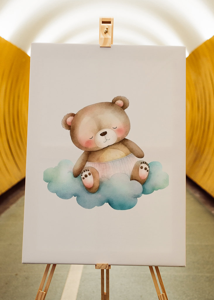 Ospalý medveď modrý