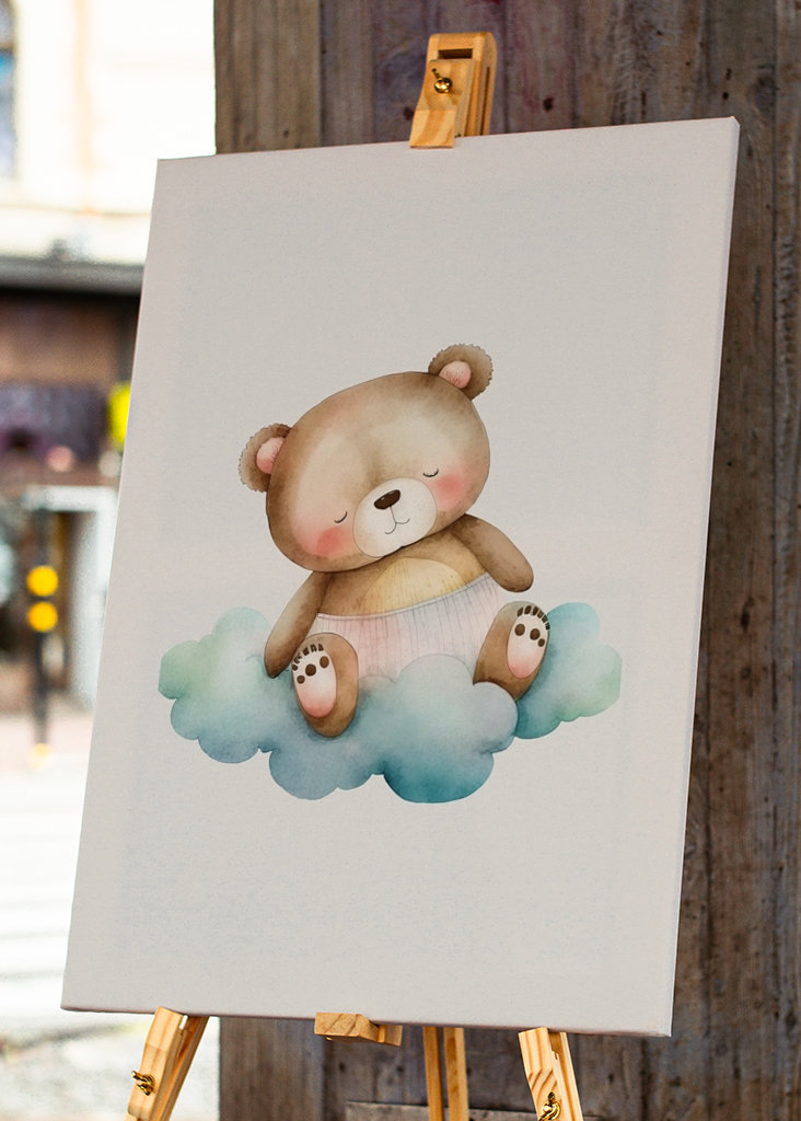 Ospalý medveď modrý