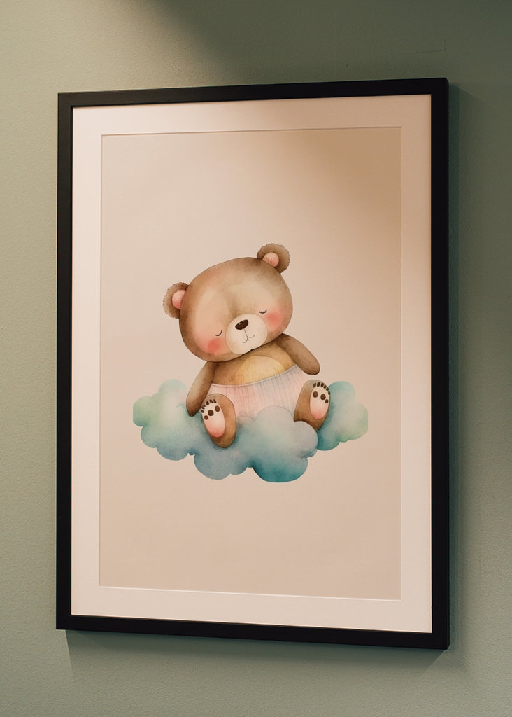 Ospalý medveď modrý