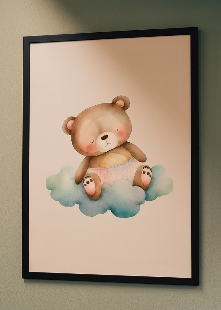 Ospalý medveď modrý