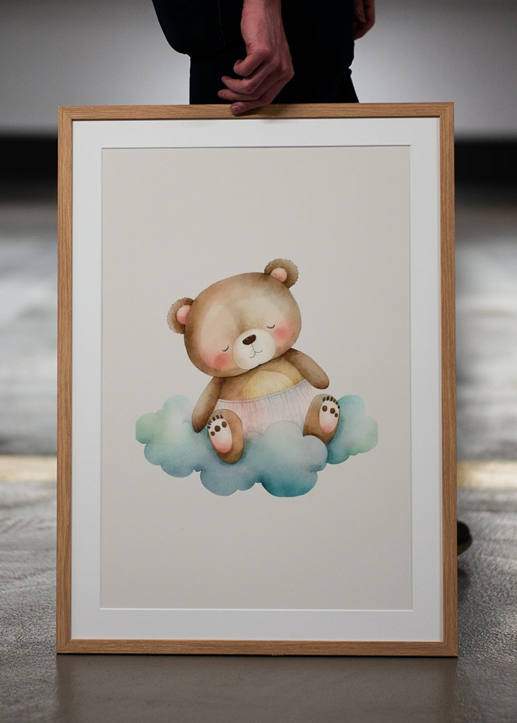 Ospalý medveď modrý