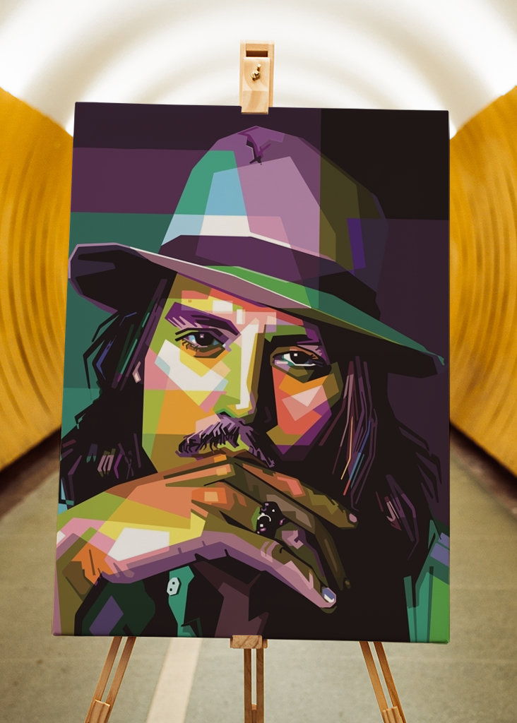 Johnny Depp Pop Art Portrait