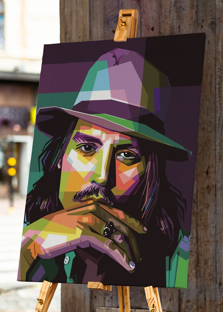 Johnny Depp Pop Art Portrait