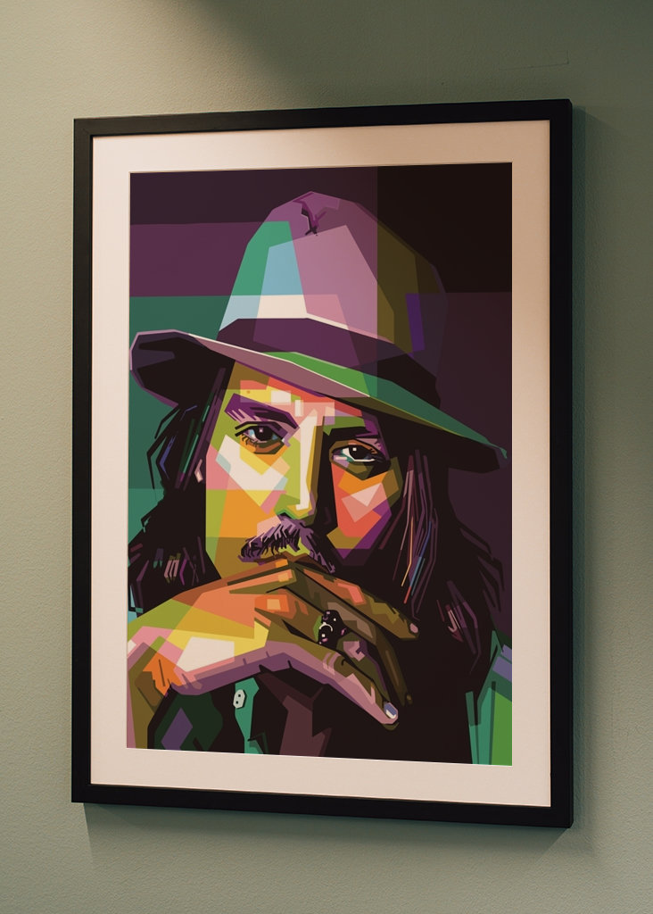 Johnny Depp Pop Art Portrait