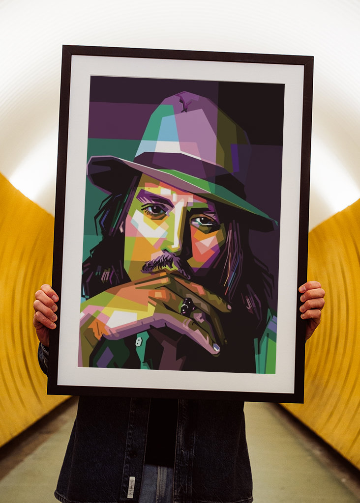 Johnny Depp Pop Art Portrait