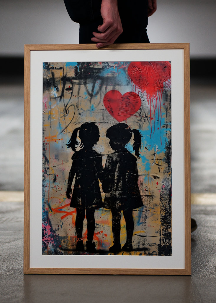 Amor fraternal x Banksy
