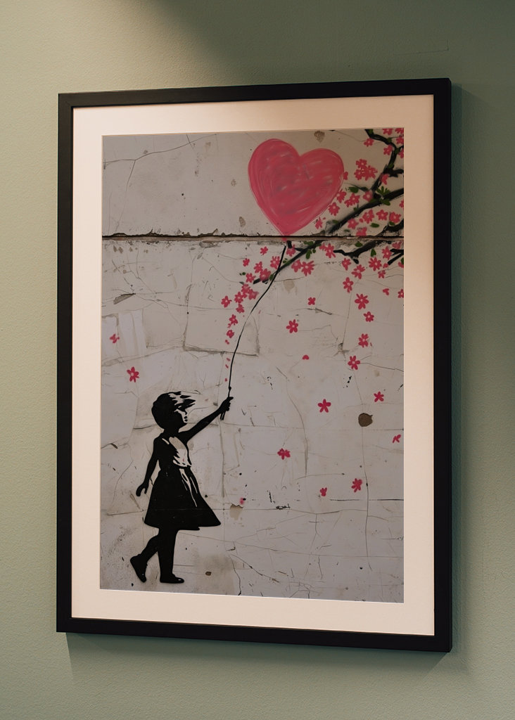 Banksys Mädchen x Frühlingsed.