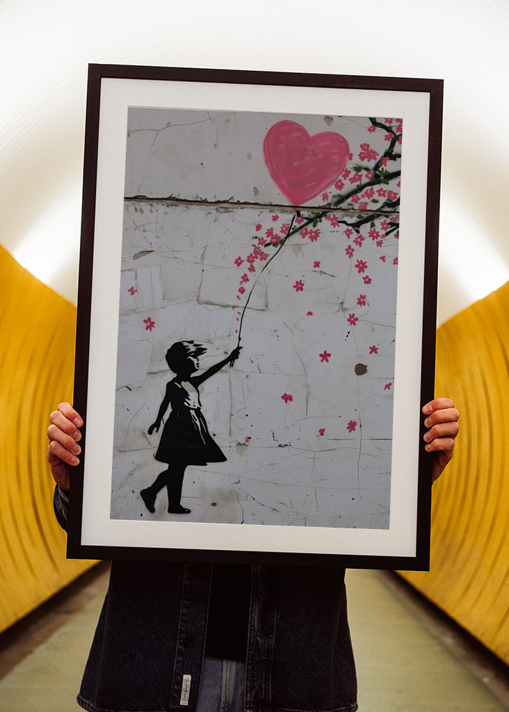Banksys Mädchen x Frühlingsed.