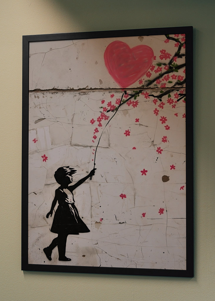 Banksys Mädchen x Frühlingsed.