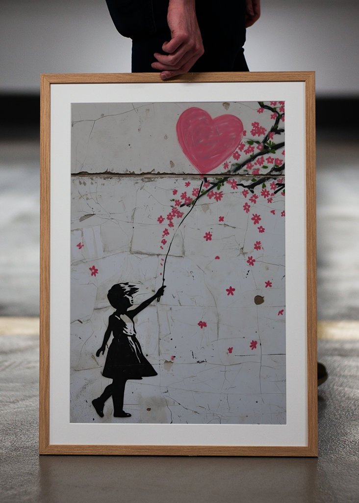 Banksys Mädchen x Frühlingsed.