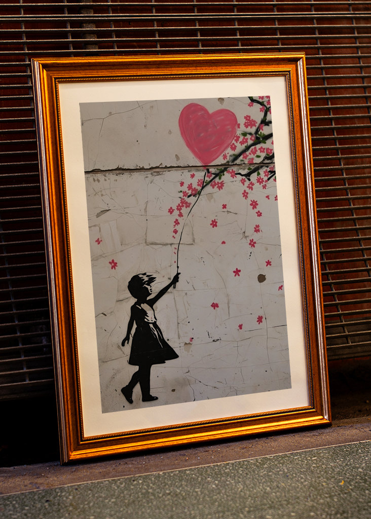 Banksys Mädchen x Frühlingsed.